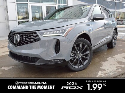 Gray 2026 Acura RDX SH-AWD with A-Spec Package SUV / Crossover All-Wheel Drive Automatic