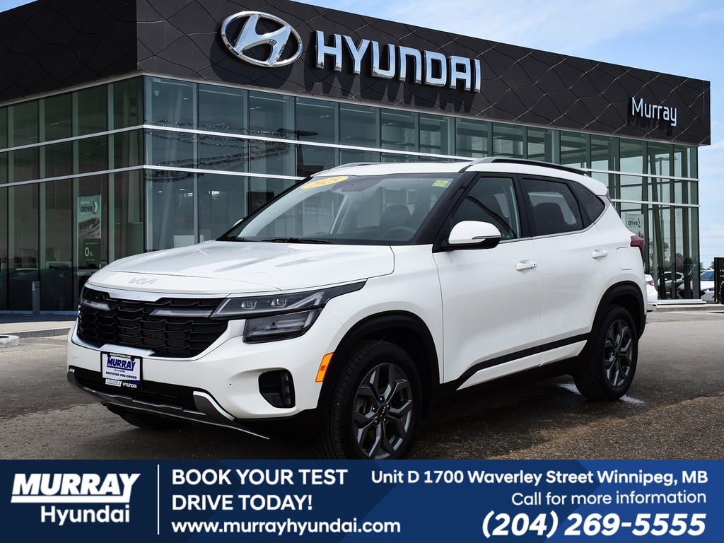 Snow White Pearl 2025 Kia Seltos EX AWD SUV / Crossover All-Wheel Drive Continuously Variable Transmission