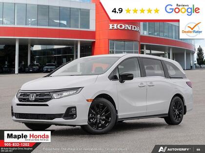 White 2026 Honda Odyssey Sport FWD Minivan Automatic