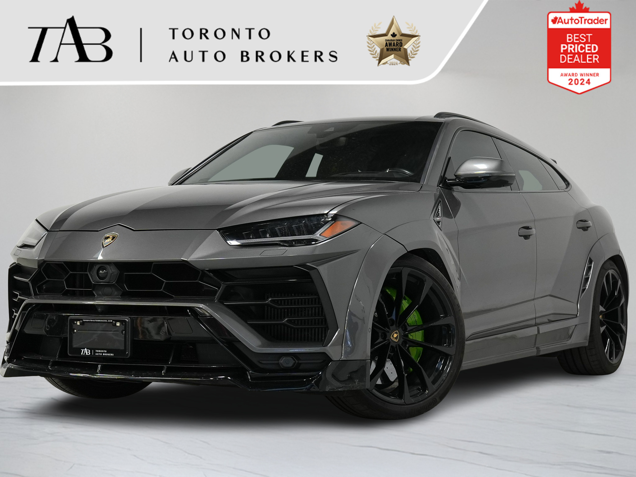 Gray 2021 Lamborghini Urus AWD SUV / Crossover All-Wheel Drive Automatic