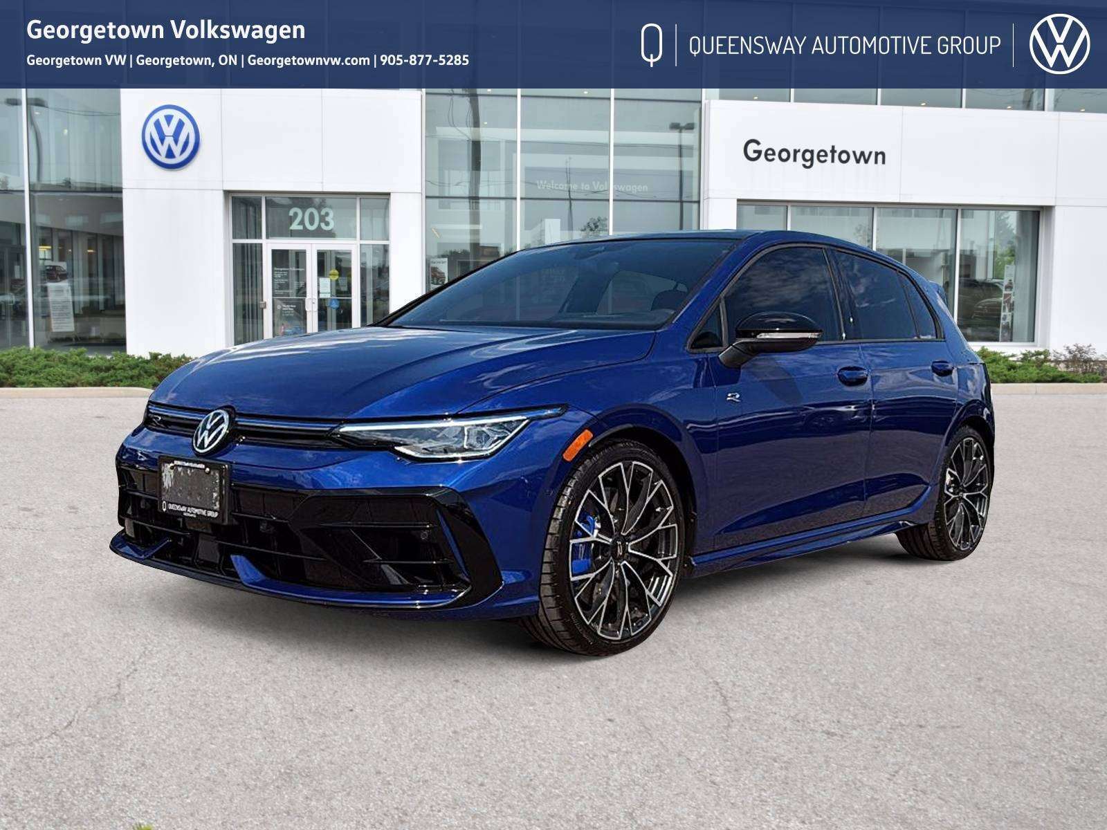 Blue 2025 Volkswagen Golf R 4Motion Hatchback All-Wheel Drive 7-Speed Automatic