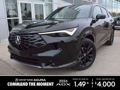 Black 2026 Acura ADX SH-AWD with Platinum Elite and A-Spec Package SUV / Crossover Continuously Variable Transmission