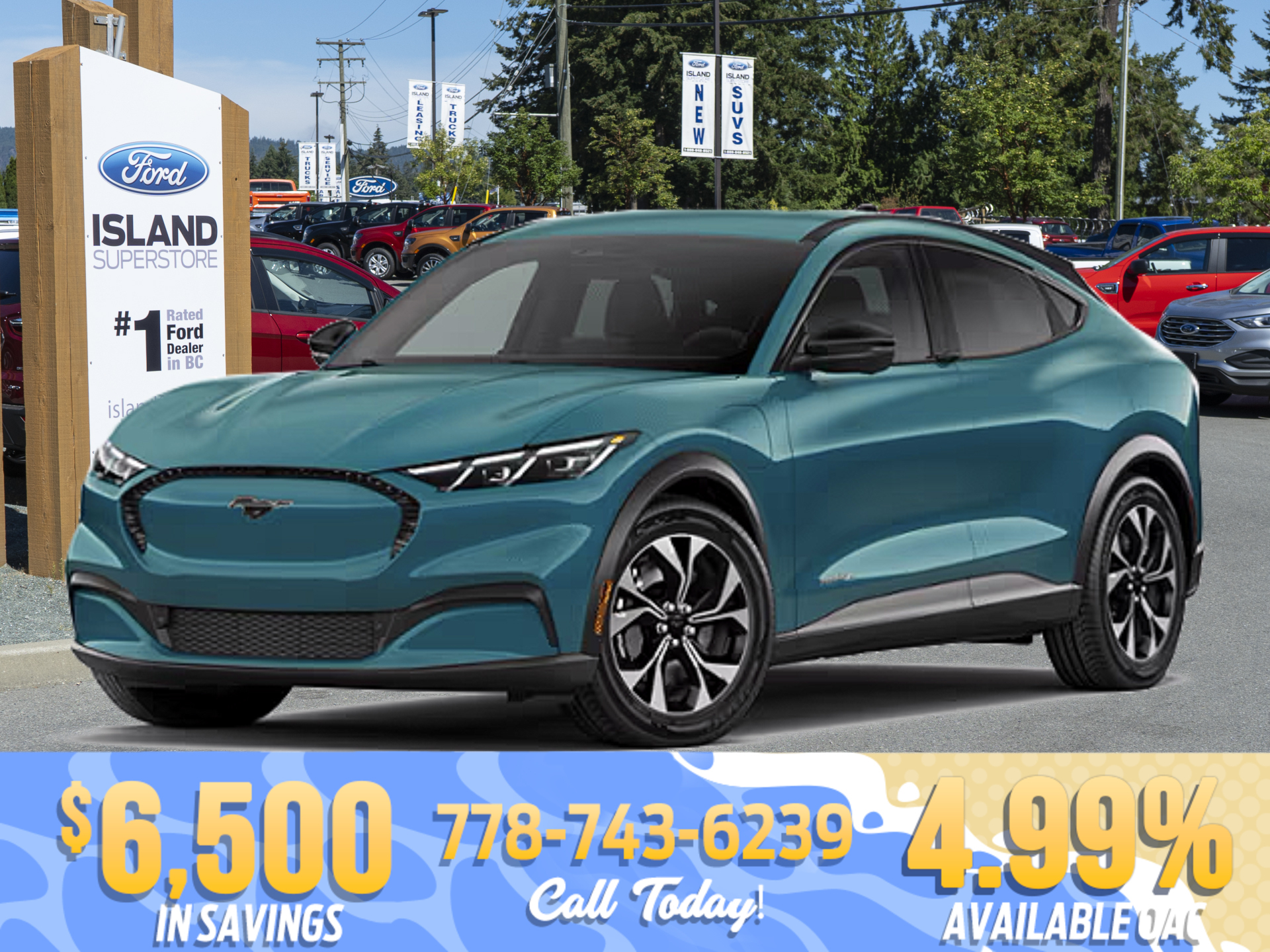 Blue 2026 Ford Mustang Mach-E Select AWD SUV / Crossover All-Wheel Drive 1-Speed Automatic
