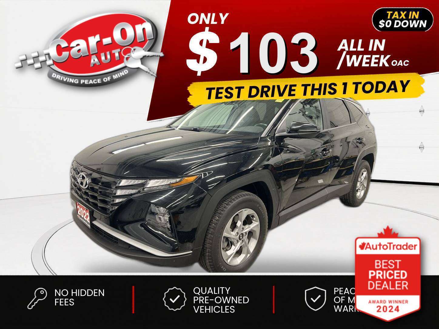 Black 2022 Hyundai Tucson SUV / Crossover Automatic
