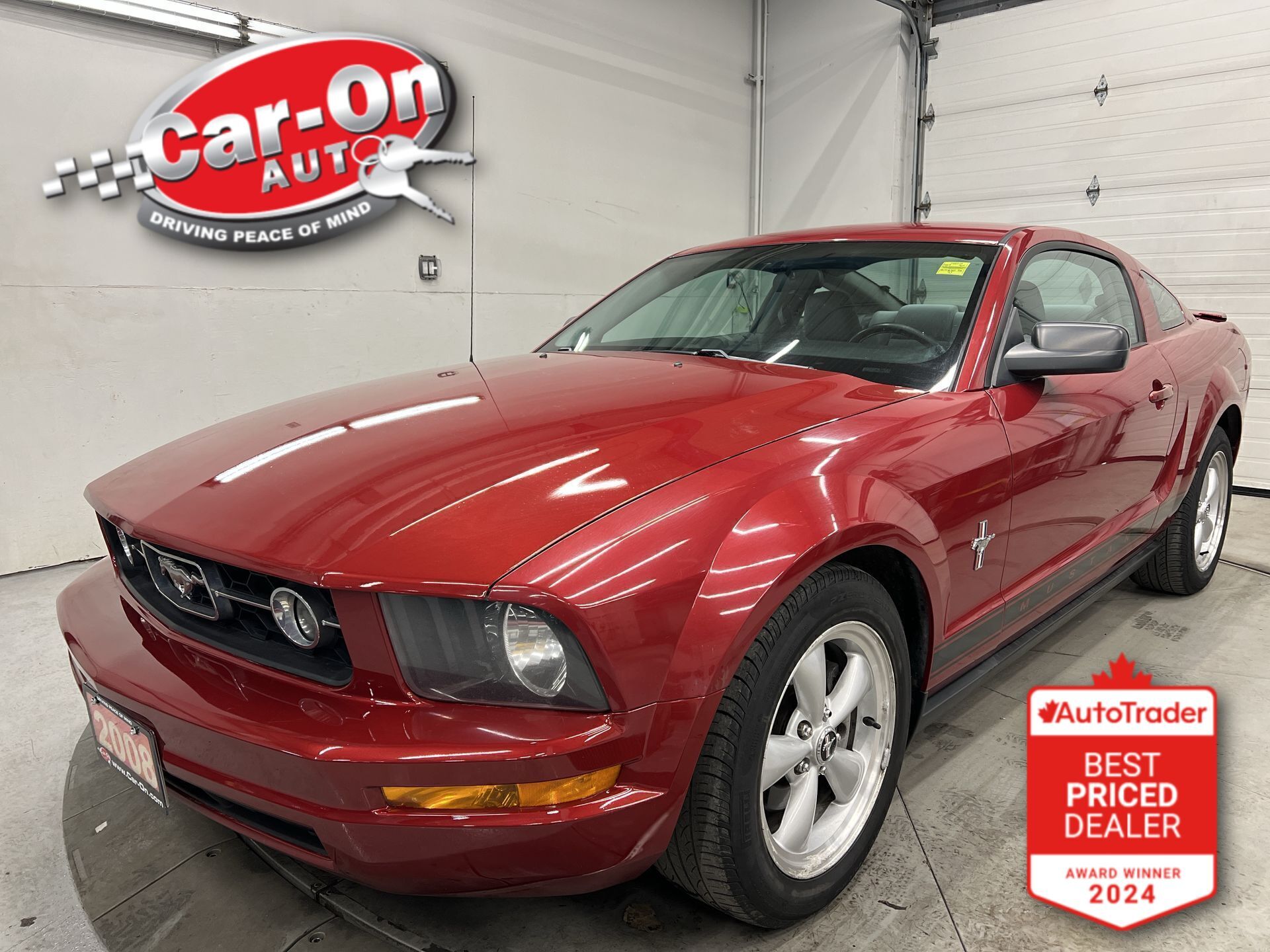 Red 2008 Ford Mustang Coupe Automatic