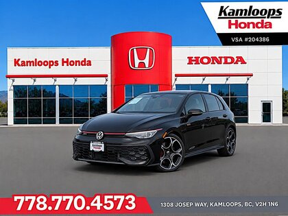 Black 2026 Volkswagen Golf GTI Hatchback Front-Wheel Drive Automatic