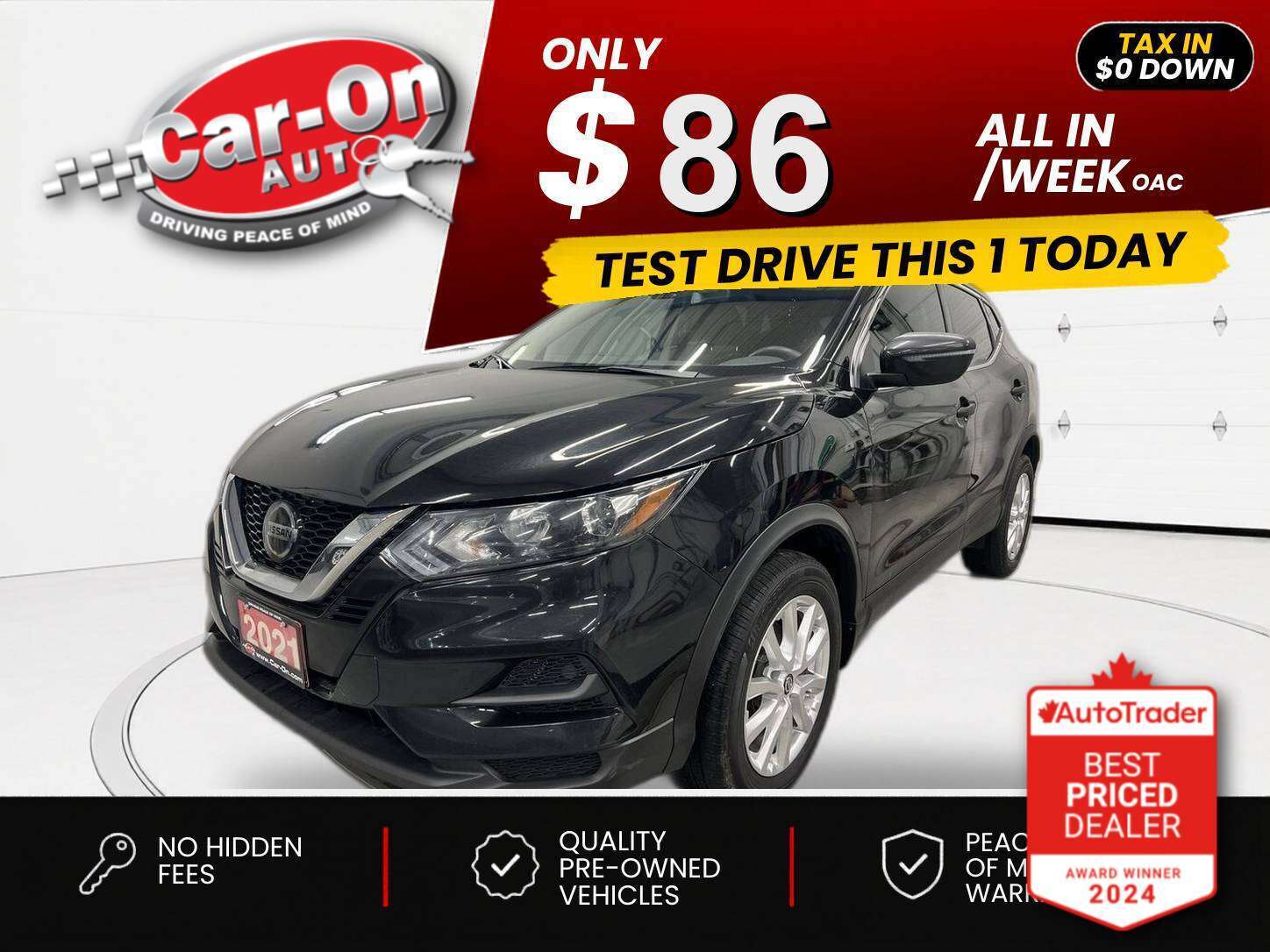 Black 2021 Nissan Rogue SUV / Crossover Automatic