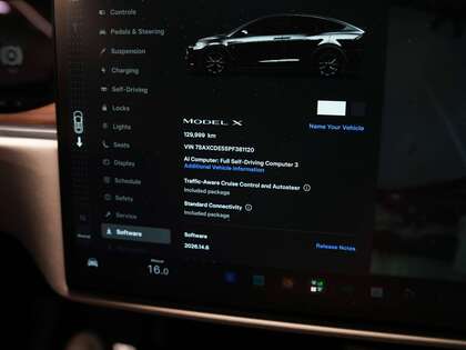 used 2023 Tesla Model X car, priced at $74,900