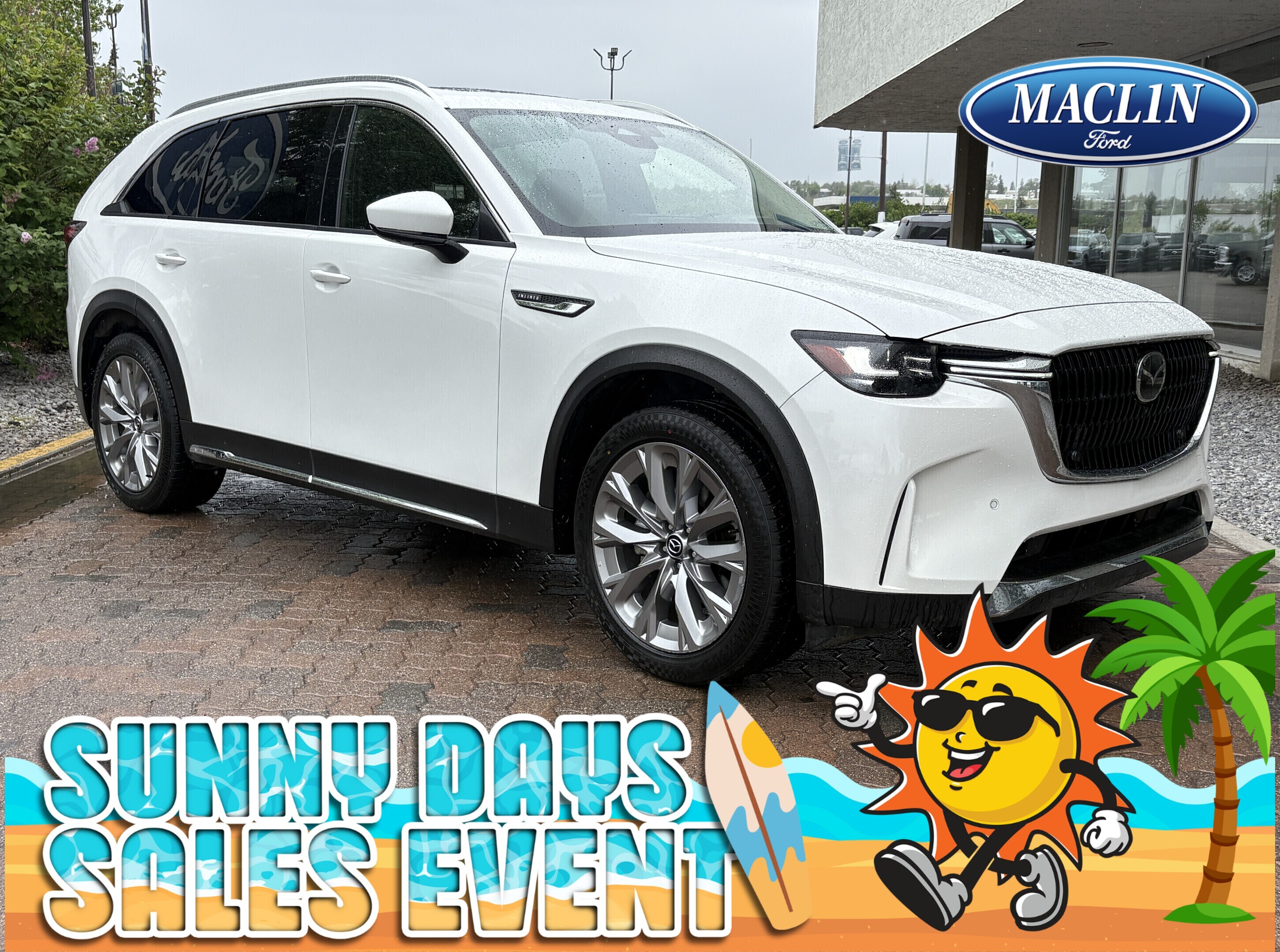 White 2025 Mazda CX-90 GT AWD SUV / Crossover 8-Speed Automatic