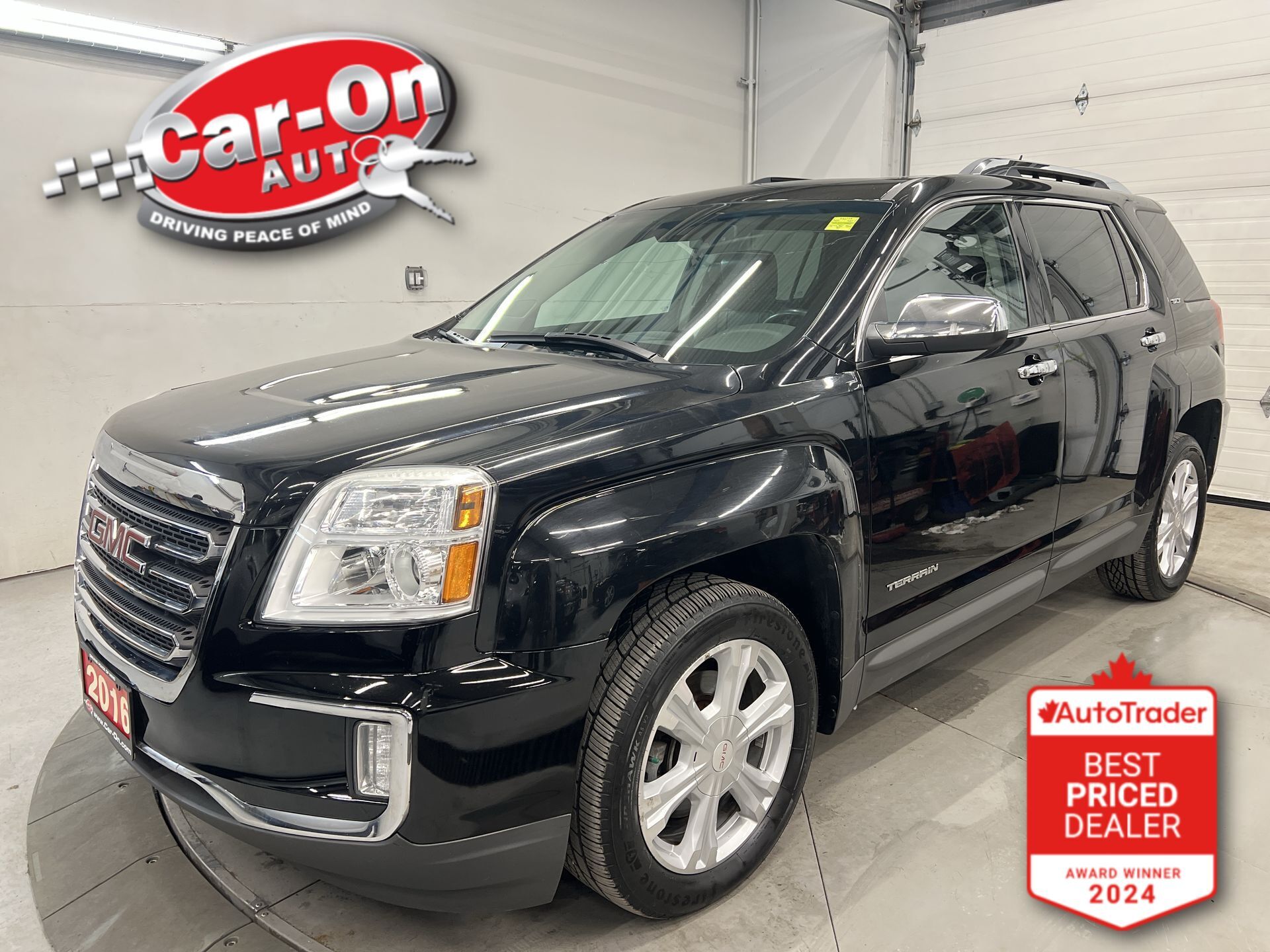 Black 2016 GMC Terrain SUV / Crossover All-Wheel Drive Automatic