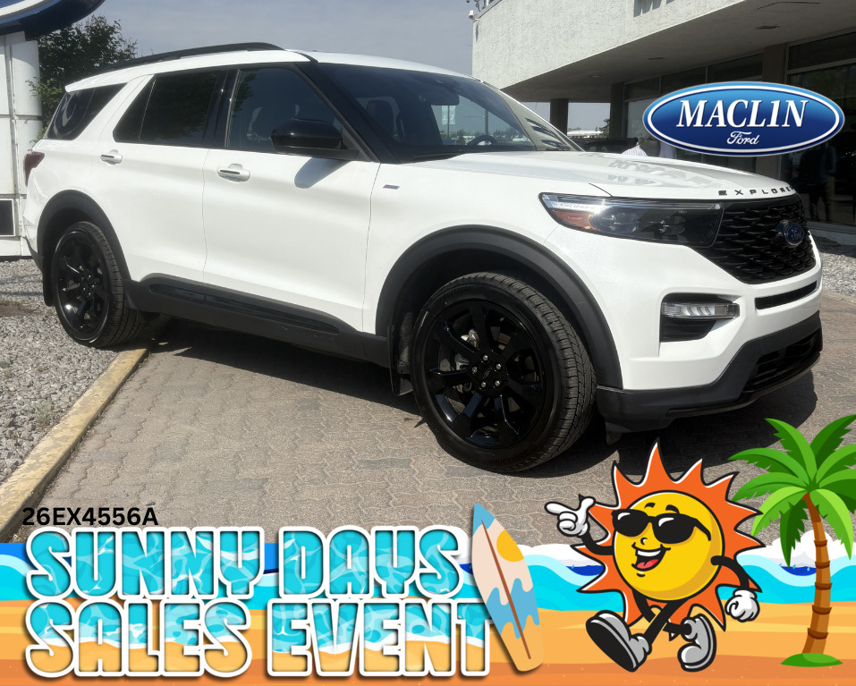 White 2023 Ford Explorer ST-Line AWD SUV / Crossover All-Wheel Drive Automatic