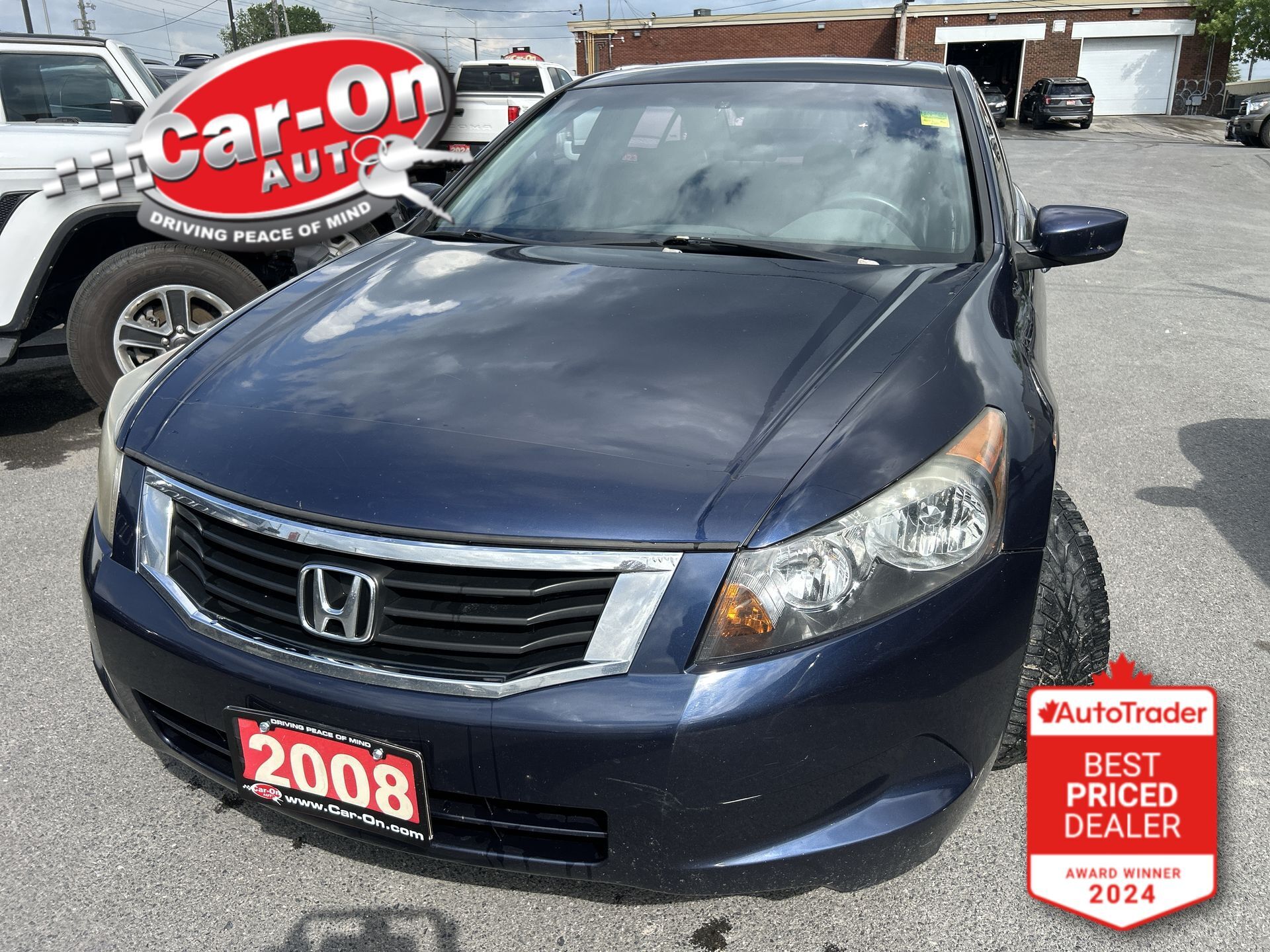 Blue 2008 Honda Accord Sedan Front-Wheel Drive Automatic