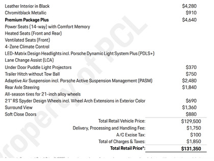 used 2023 Porsche Cayenne car, priced at $77,900