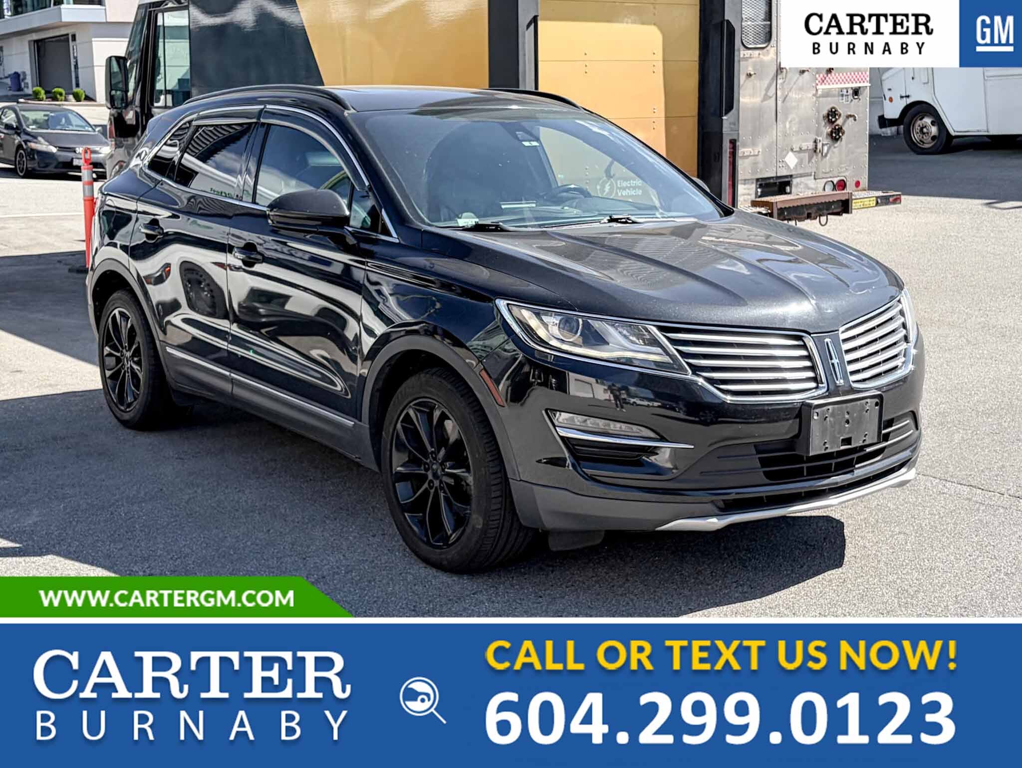Black 2015 Lincoln MKC SUV / Crossover All-Wheel Drive 6-Speed Automatic