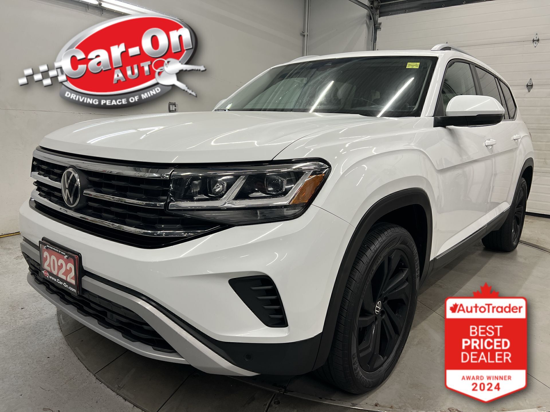 White 2022 Volkswagen Atlas SUV / Crossover All-Wheel Drive Automatic