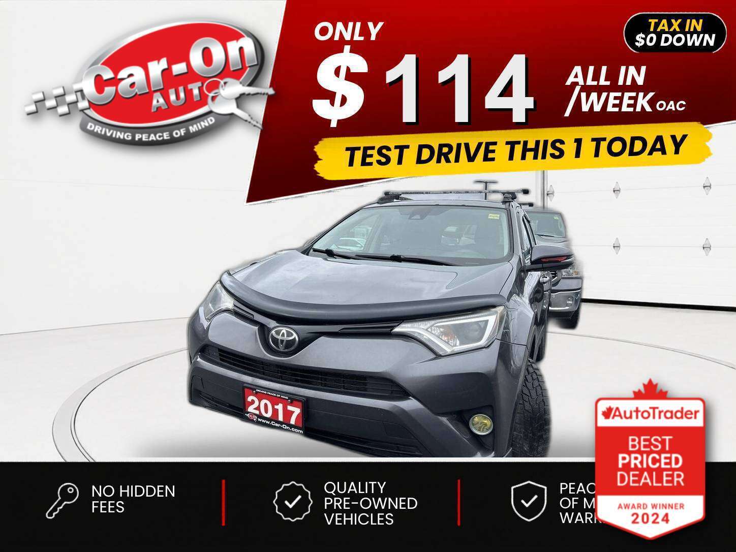 Gray 2017 Toyota RAV4 SUV / Crossover All-Wheel Drive Automatic