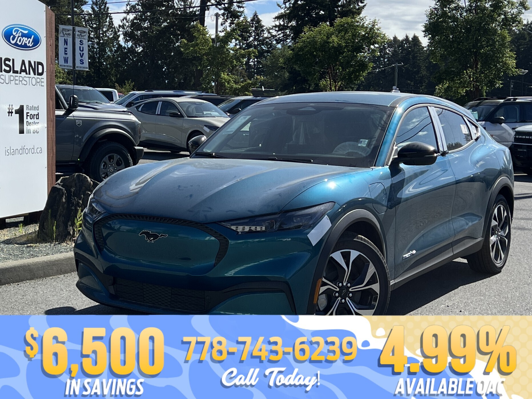 Blue 2026 Ford Mustang Mach-E Select AWD SUV / Crossover All-Wheel Drive 1-Speed Automatic