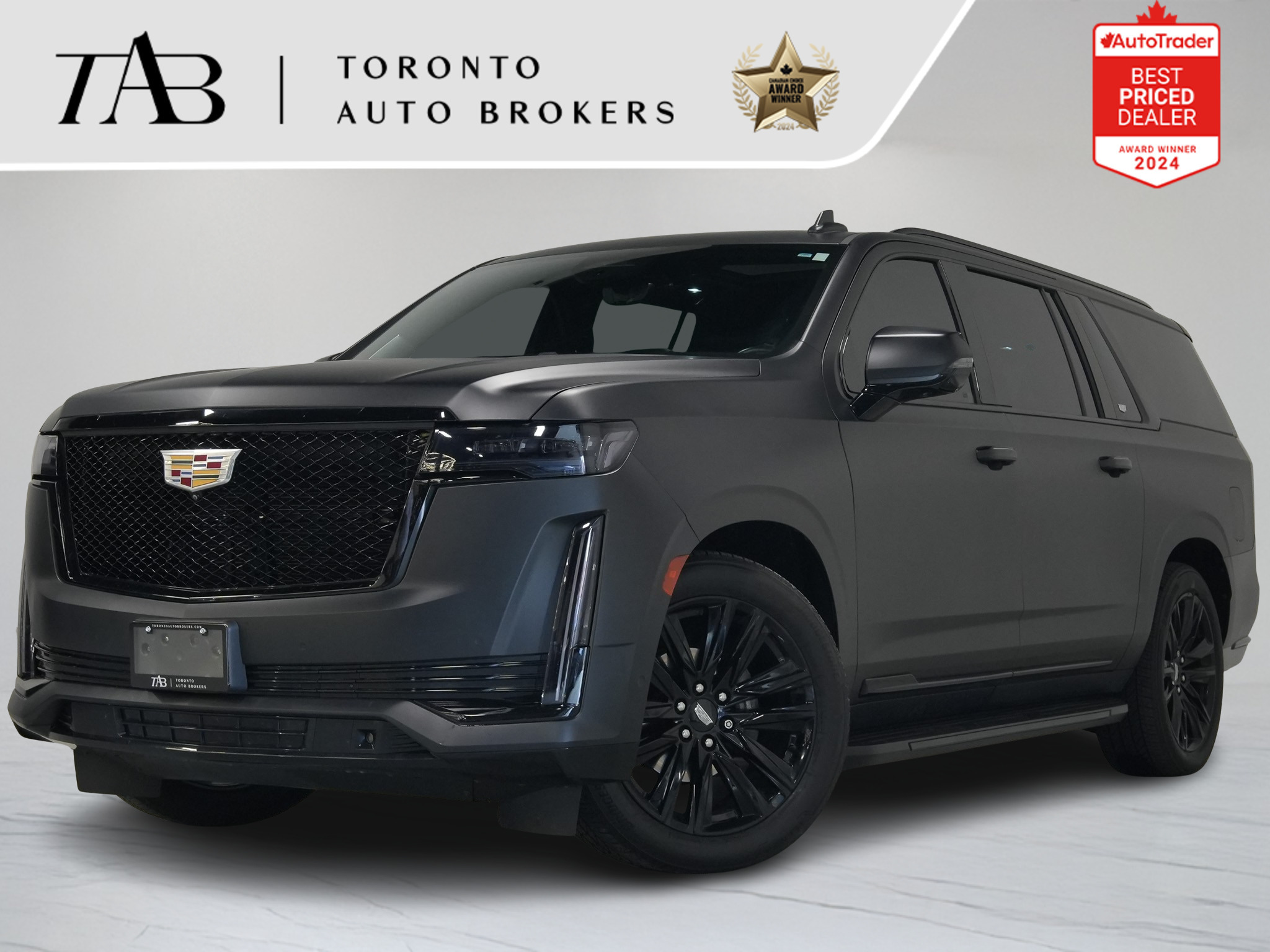 Black 2021 Cadillac Escalade ESV SUV / Crossover Four-Wheel Drive Automatic