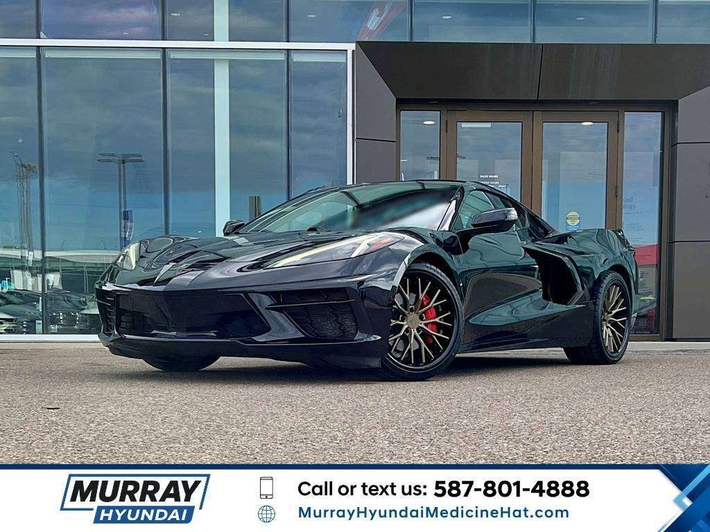 Black 2021 Chevrolet Corvette Coupe Rear-Wheel Drive 8-Speed Automatic