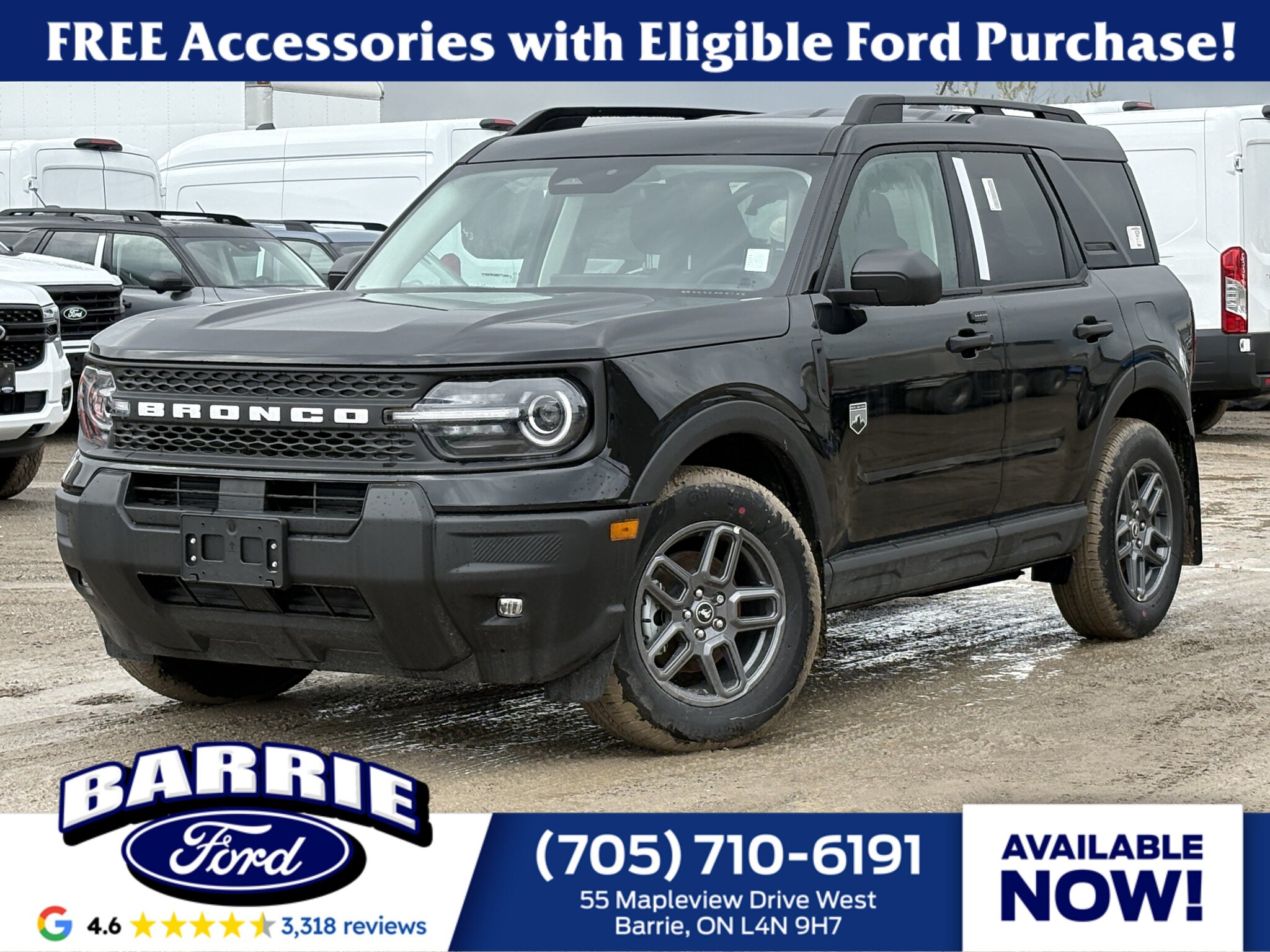 2026 Ford Bronco Sport Big Bend 69364401 Barrie ON New