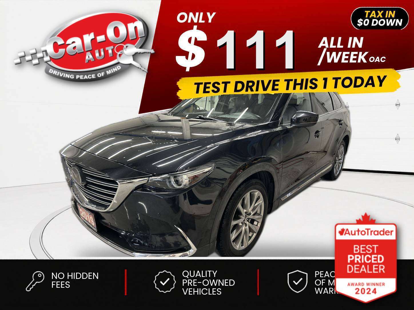 Black 2019 Mazda CX-9 SUV / Crossover Automatic