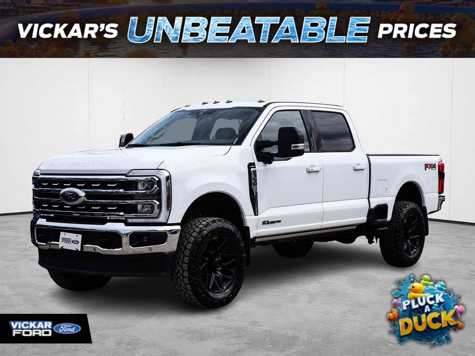 White 2026 Ford F-350 Super Duty Pickup Truck Four-Wheel Drive Automatic