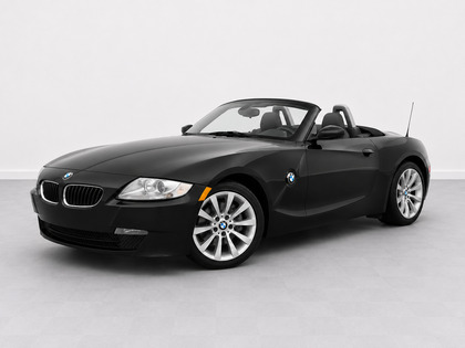 Black 2007 BMW Z4 Convertible Rear-Wheel Drive 6-Speed Manual