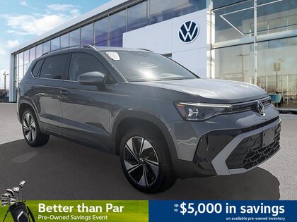 used 2025 Volkswagen Taos car, priced at $28,148