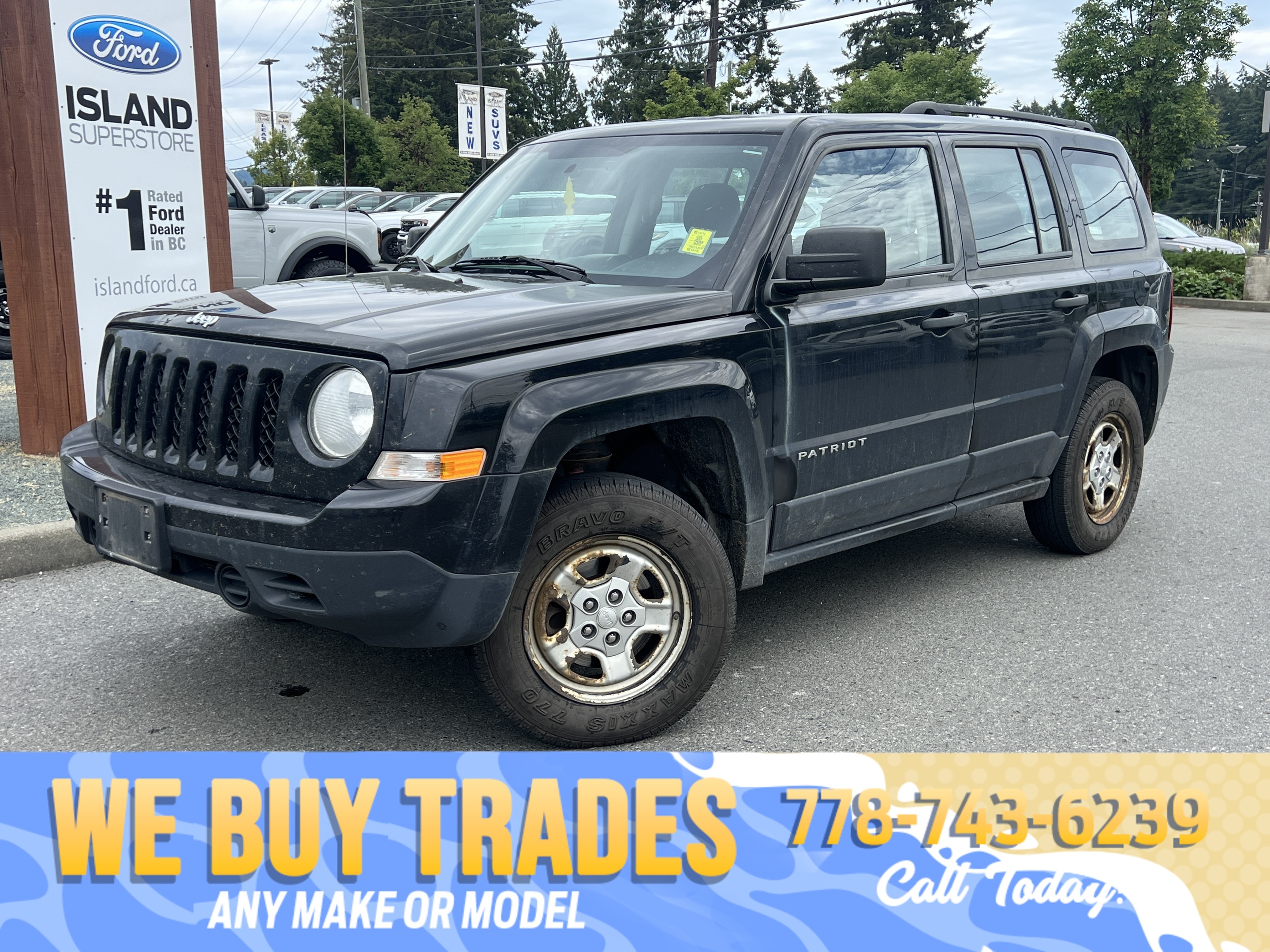 Black 2016 Jeep Patriot SUV / Crossover Four-Wheel Drive Automatic
