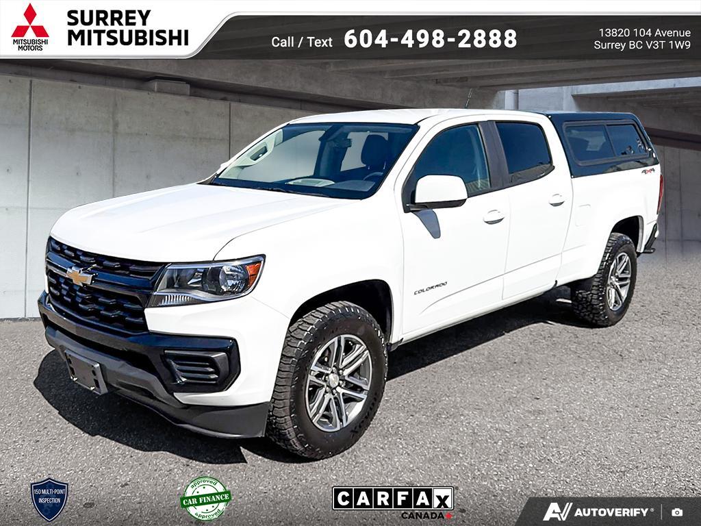 White 2022 Chevrolet Colorado Pickup Truck Four-Wheel Drive Automatic