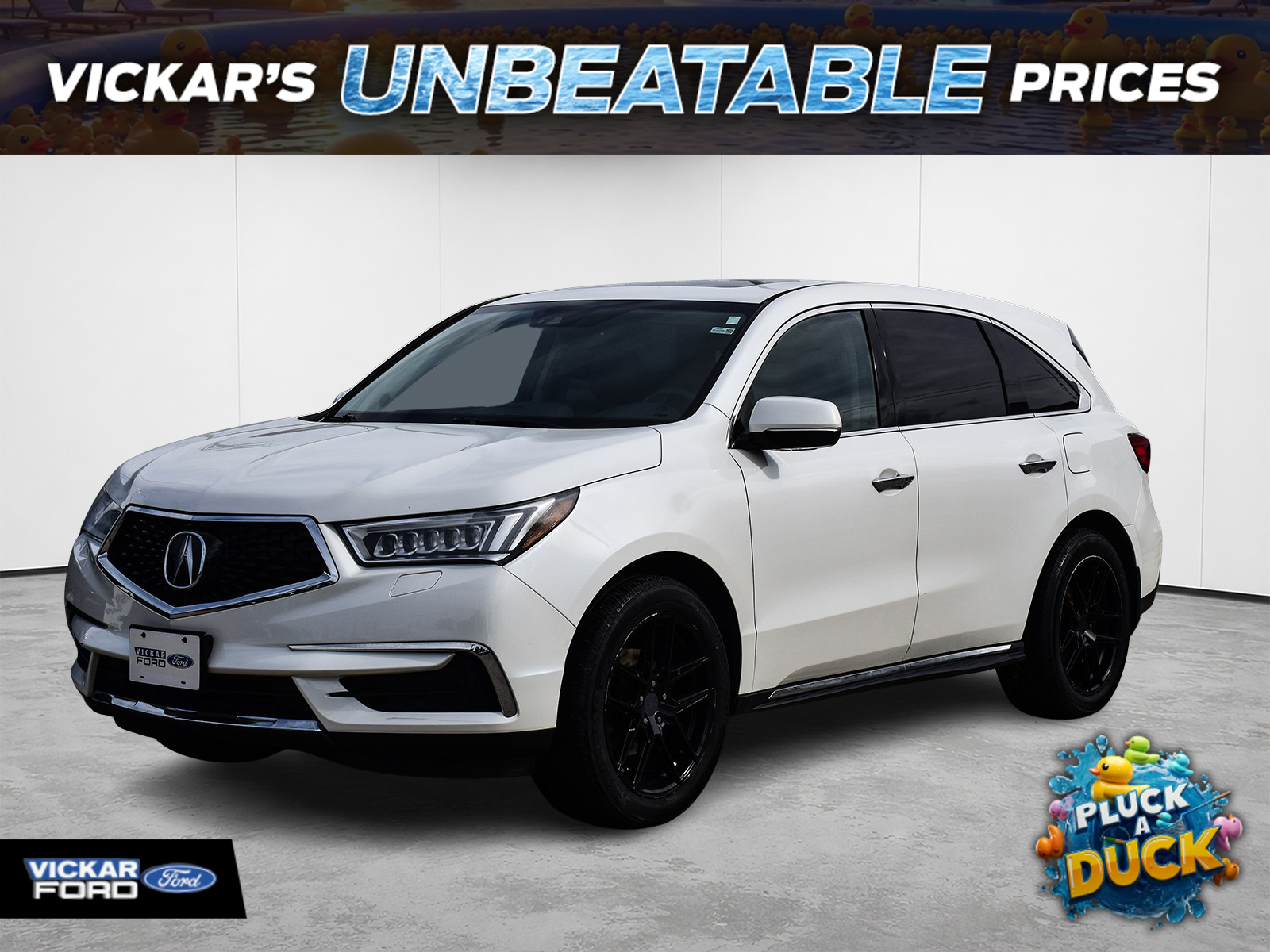 White 2018 Acura MDX SUV / Crossover Automatic