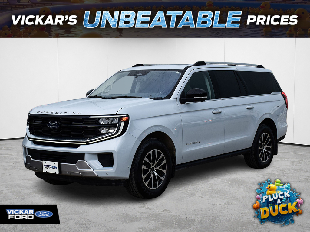 2025 Ford Expedition Platinum Max 8 Pass Certified Rates as low as 4.7%