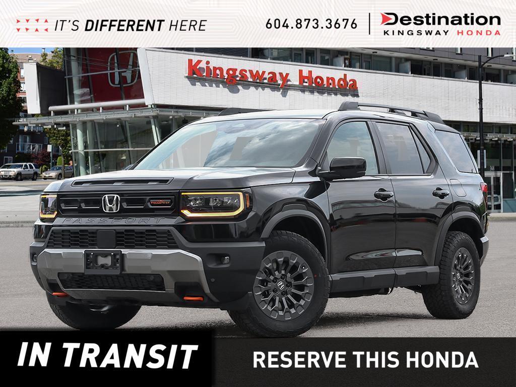 Crystal Black Pearl 2026 Honda Passport SUV / Crossover All-Wheel Drive Automatic