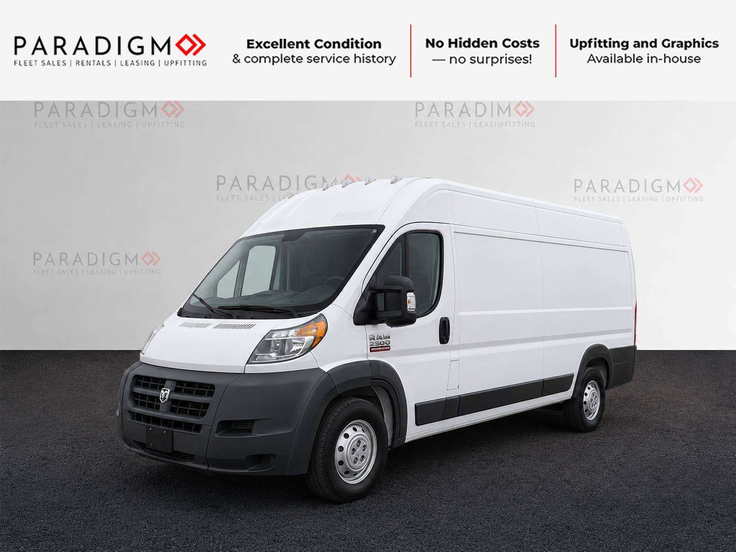 2017 RAM ProMaster 3500 159 High Roof Extended Cargo Van