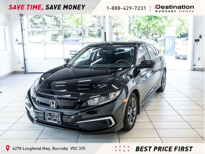 CRYSTAL BLACK PEARL 2021 Honda Civic Sedan Front-Wheel Drive Automatic
