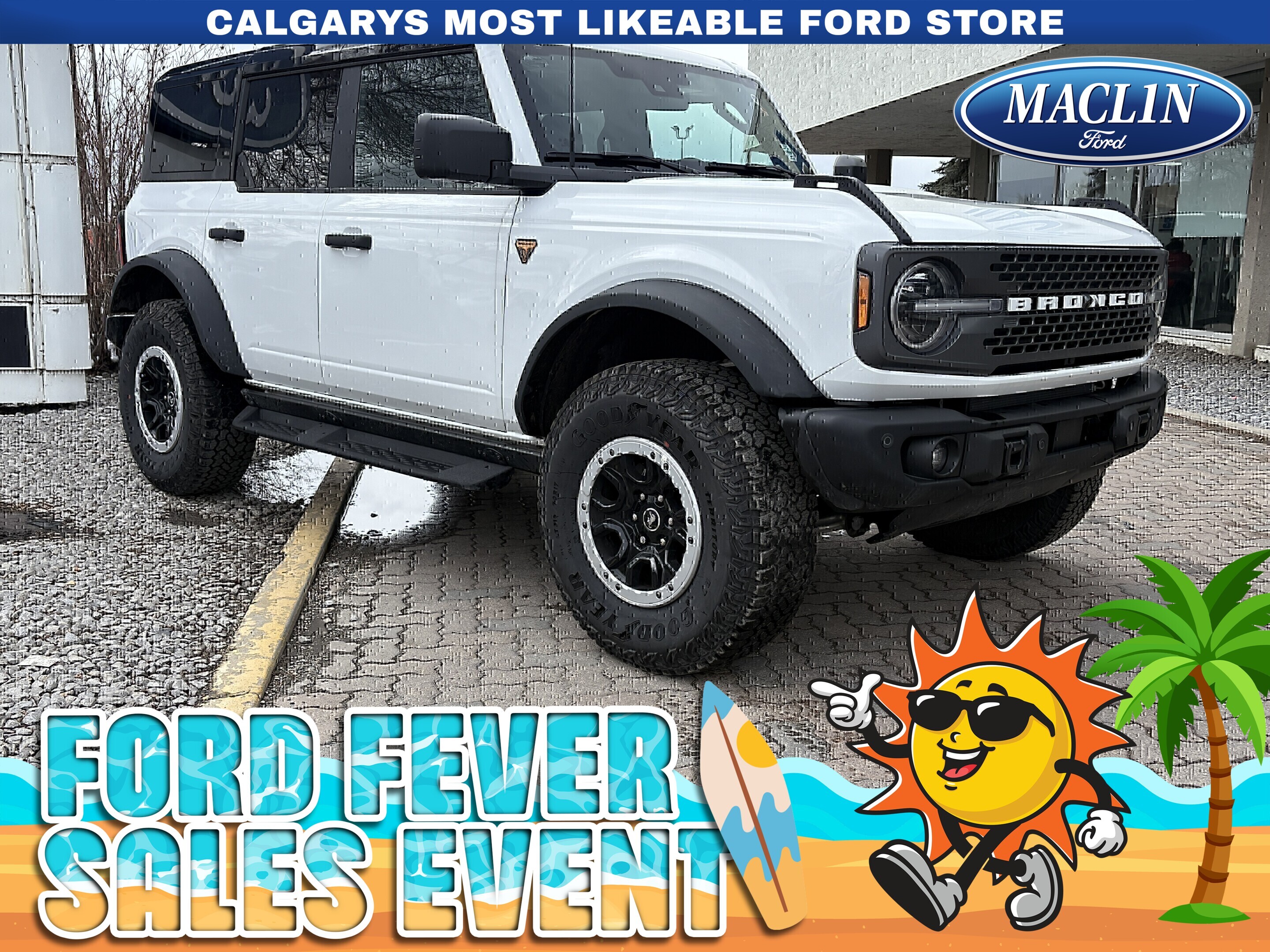 White 2026 Ford Bronco SUV / Crossover Four-Wheel Drive Automatic