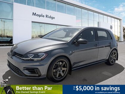 used 2018 Volkswagen Golf R car, priced at $36,148