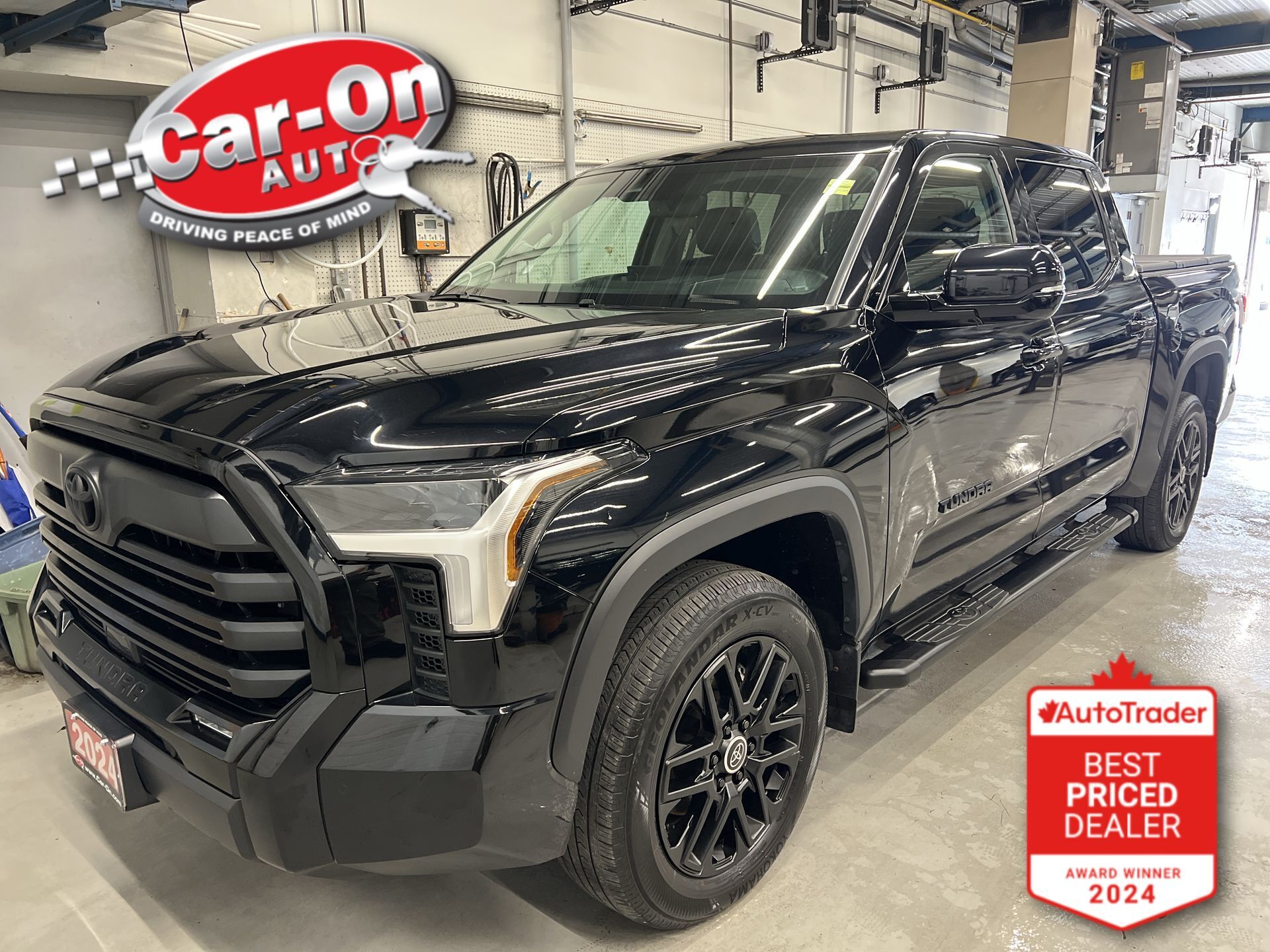 Black 2024 Toyota Tundra Pickup Truck Four-Wheel Drive Automatic