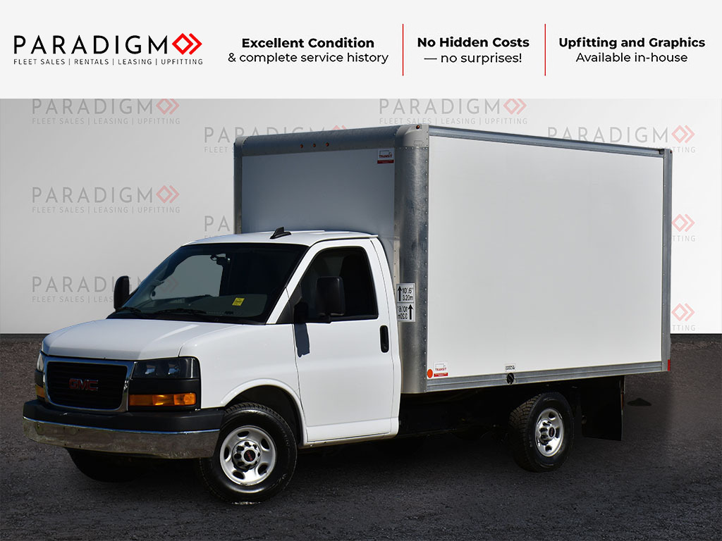 White 2025 GMC Savana Chassis Van Rear-Wheel Drive 8-Speed Automatic