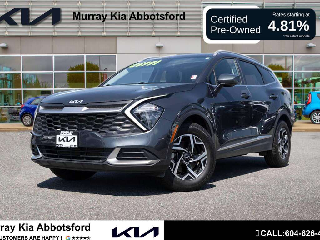 Gray (Gravity Grey) 2023 Kia Sportage SUV / Crossover All-Wheel Drive