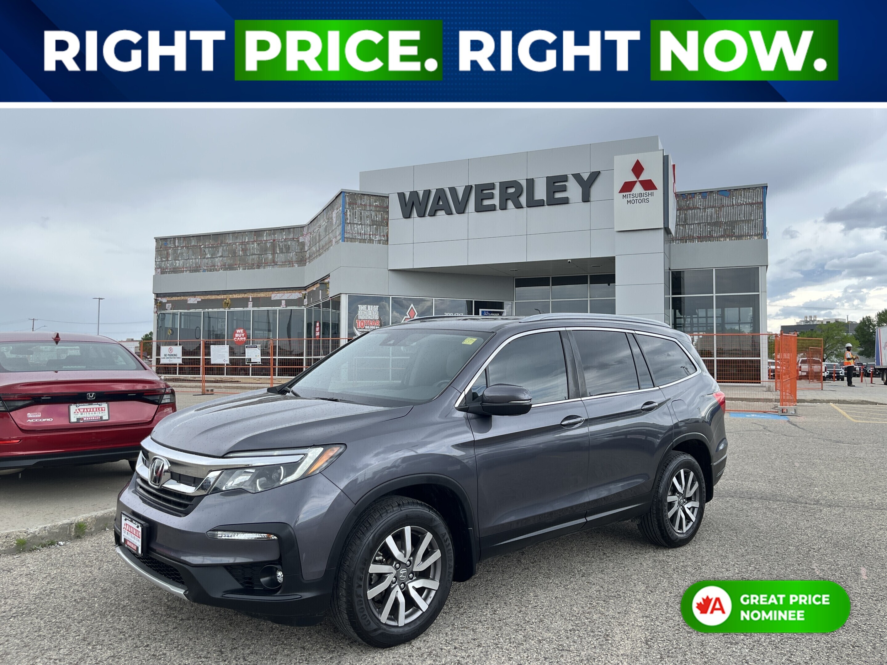 Gray 2022 Honda Pilot SUV / Crossover All-Wheel Drive Automatic