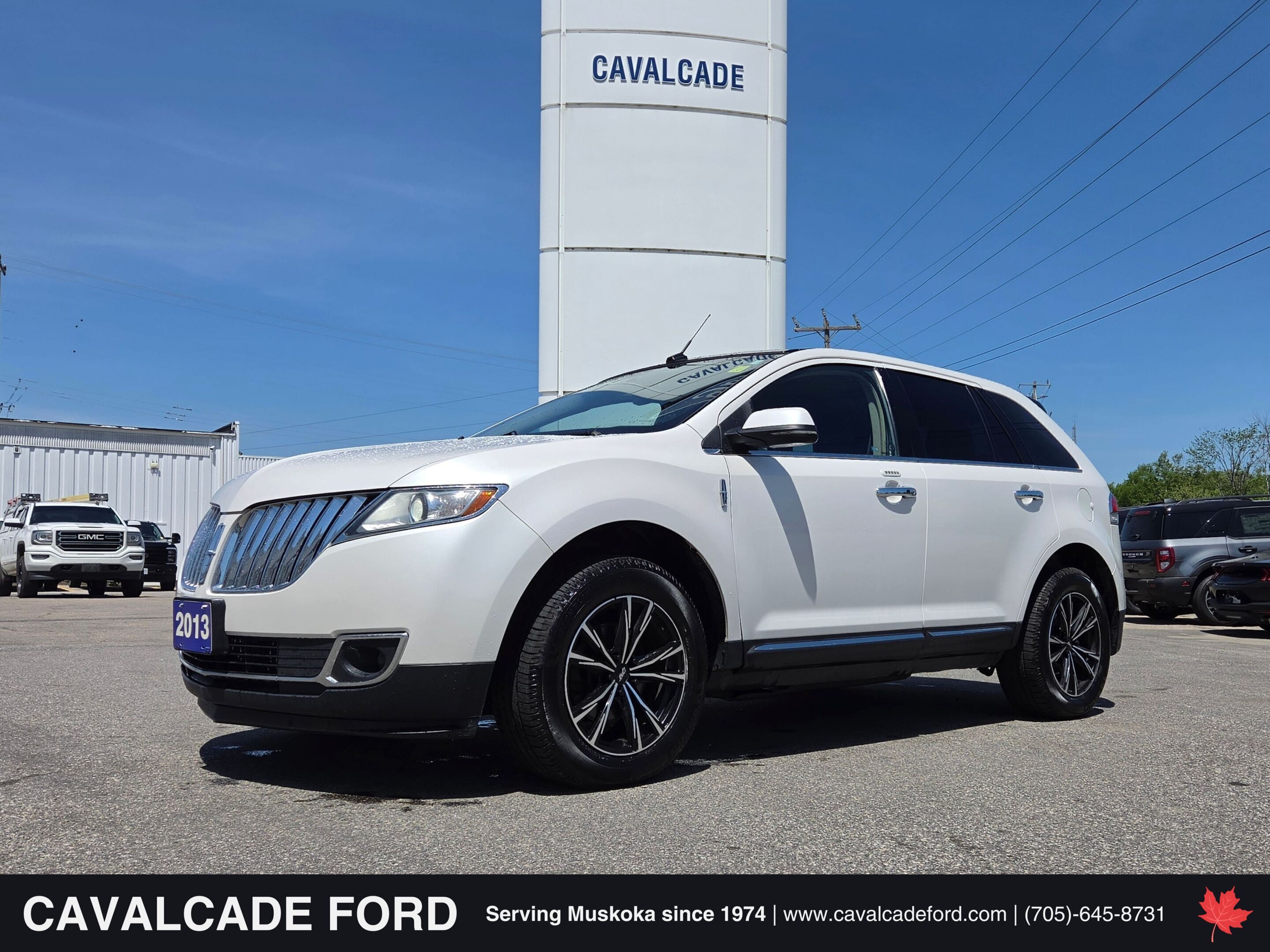White 2013 Lincoln MKX SUV / Crossover All-Wheel Drive 6-Speed Automatic