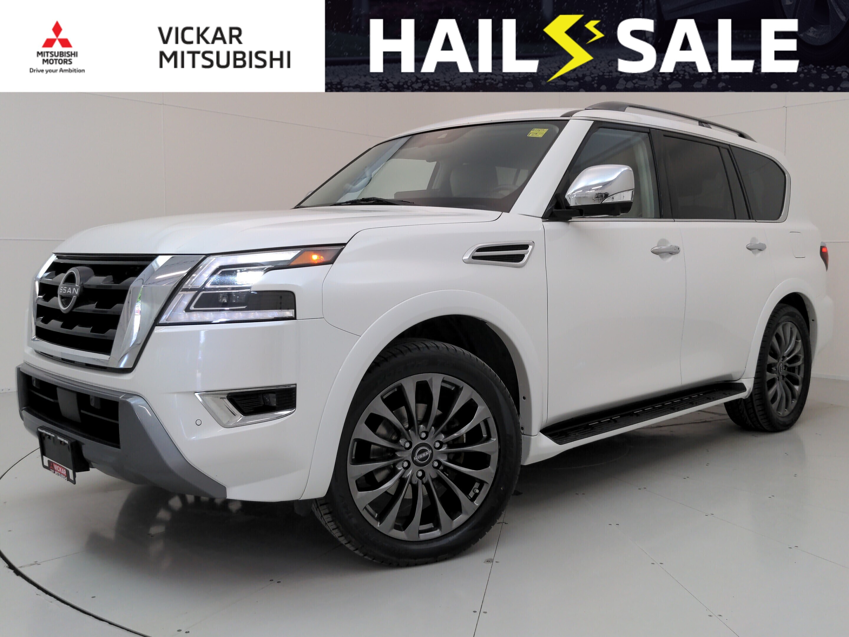 White 2023 Nissan Armada SUV / Crossover Four-Wheel Drive Automatic