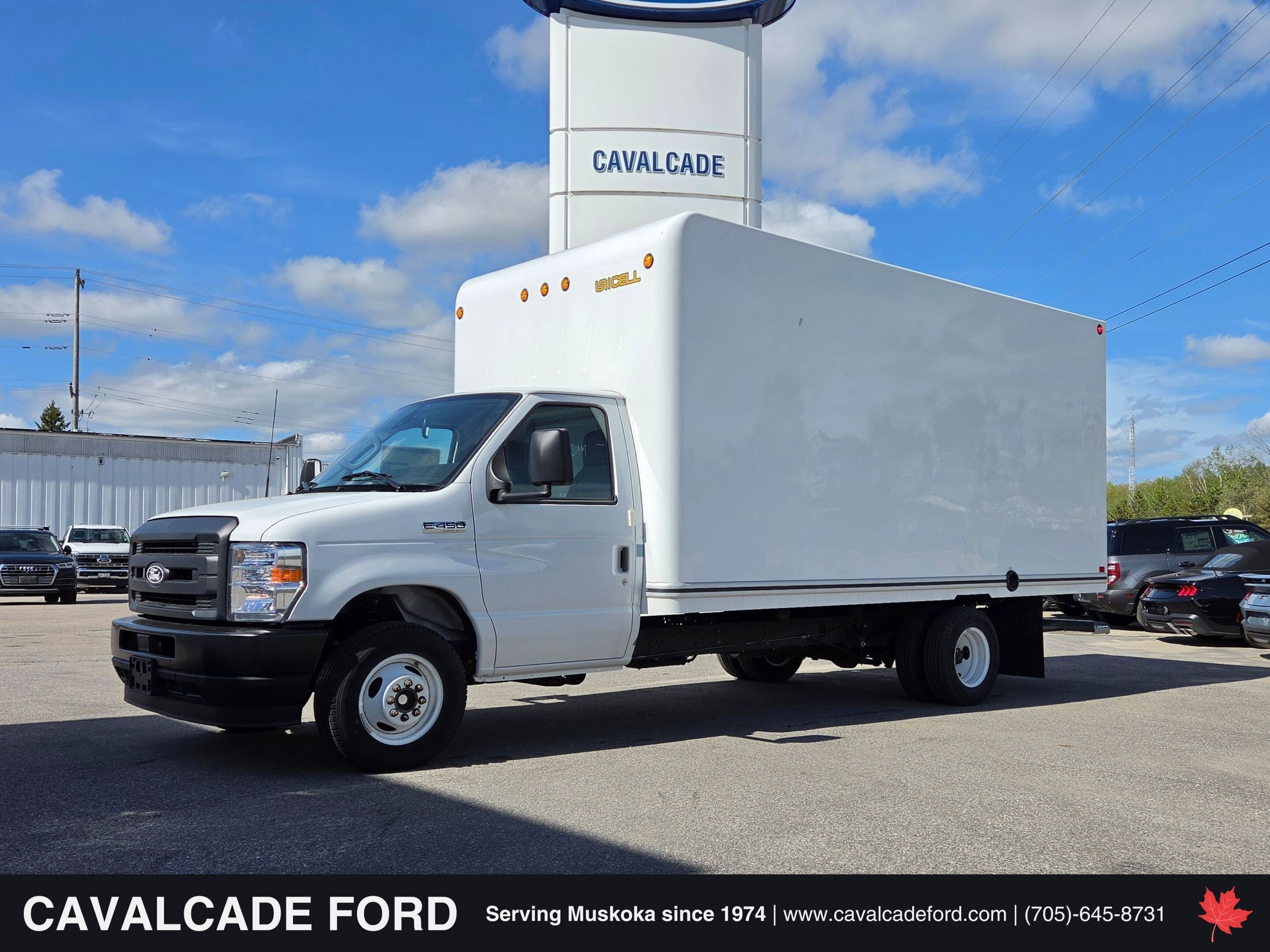 White 2026 Ford E-Series Chassis Pickup Truck Rear-Wheel Drive Automatic