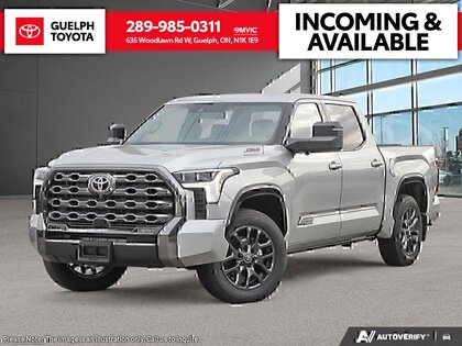Silver 2026 Toyota Tundra Hybrid Pickup Truck Four-Wheel Drive Automatic