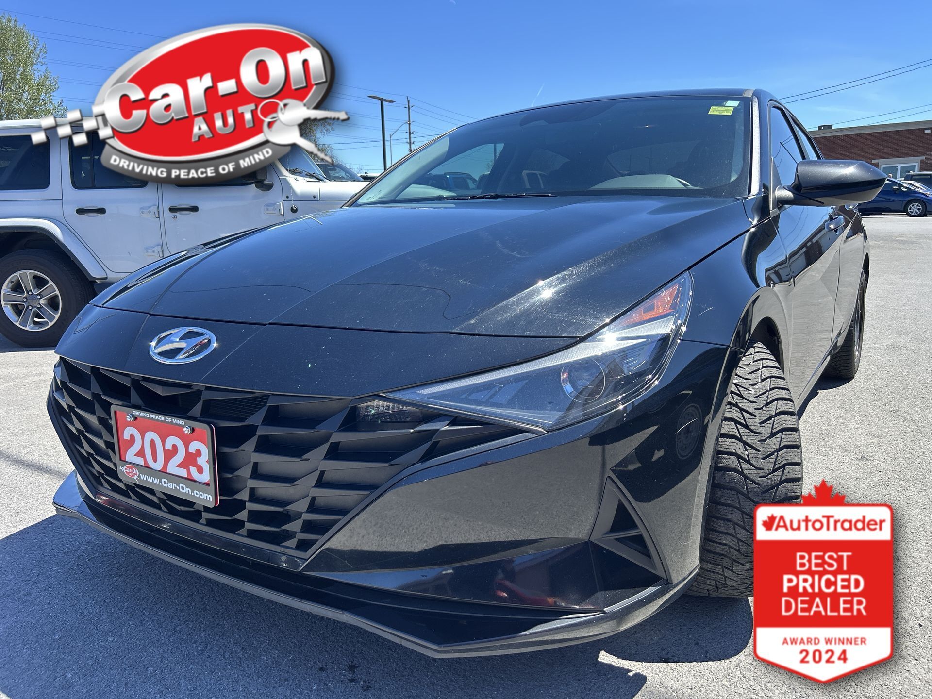 Black 2023 Hyundai Elantra Sedan Automatic