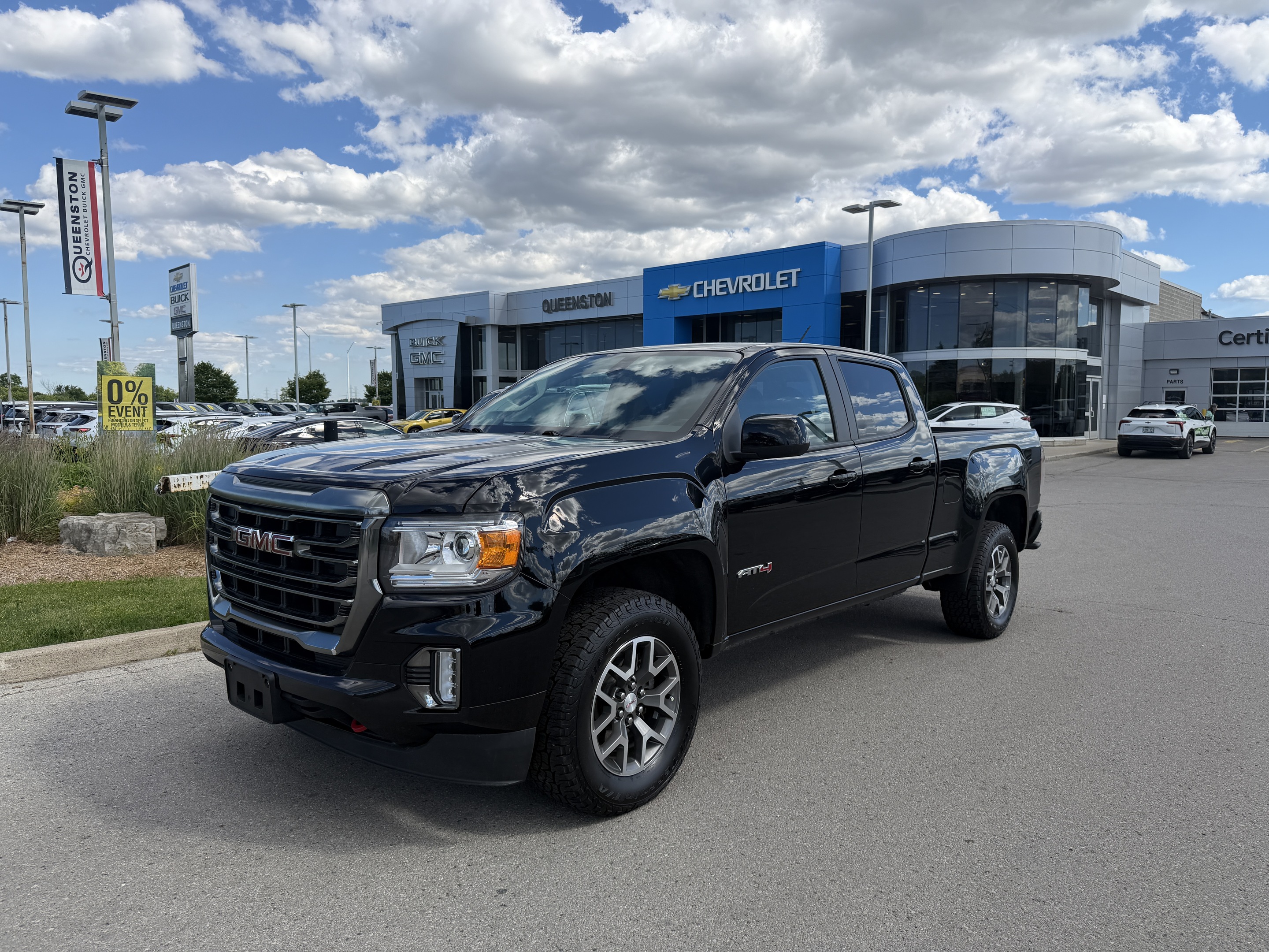 Black 2022 GMC Canyon Pickup Truck Four-Wheel Drive Automatic