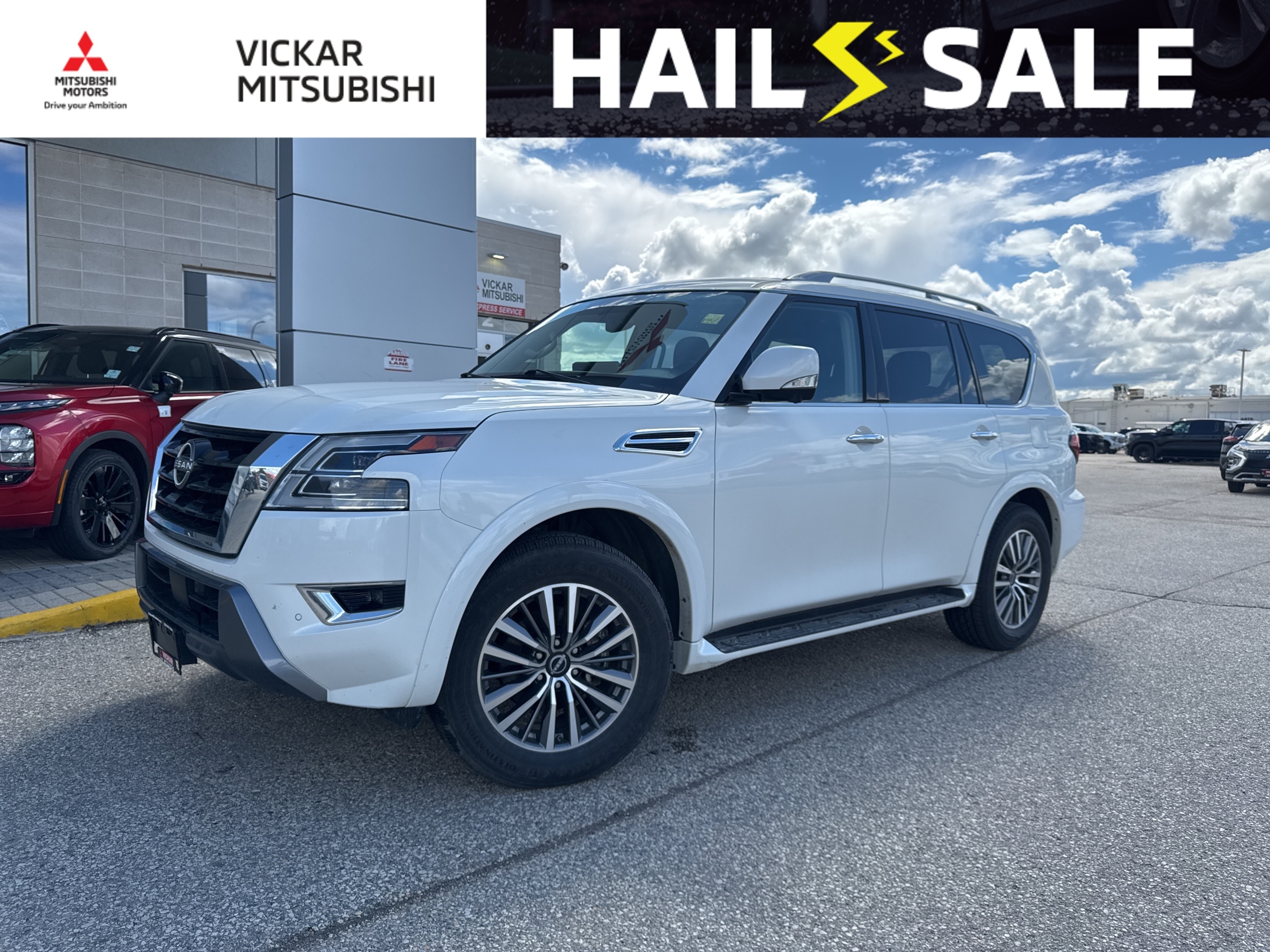 White 2024 Nissan Armada SUV / Crossover Four-Wheel Drive Automatic