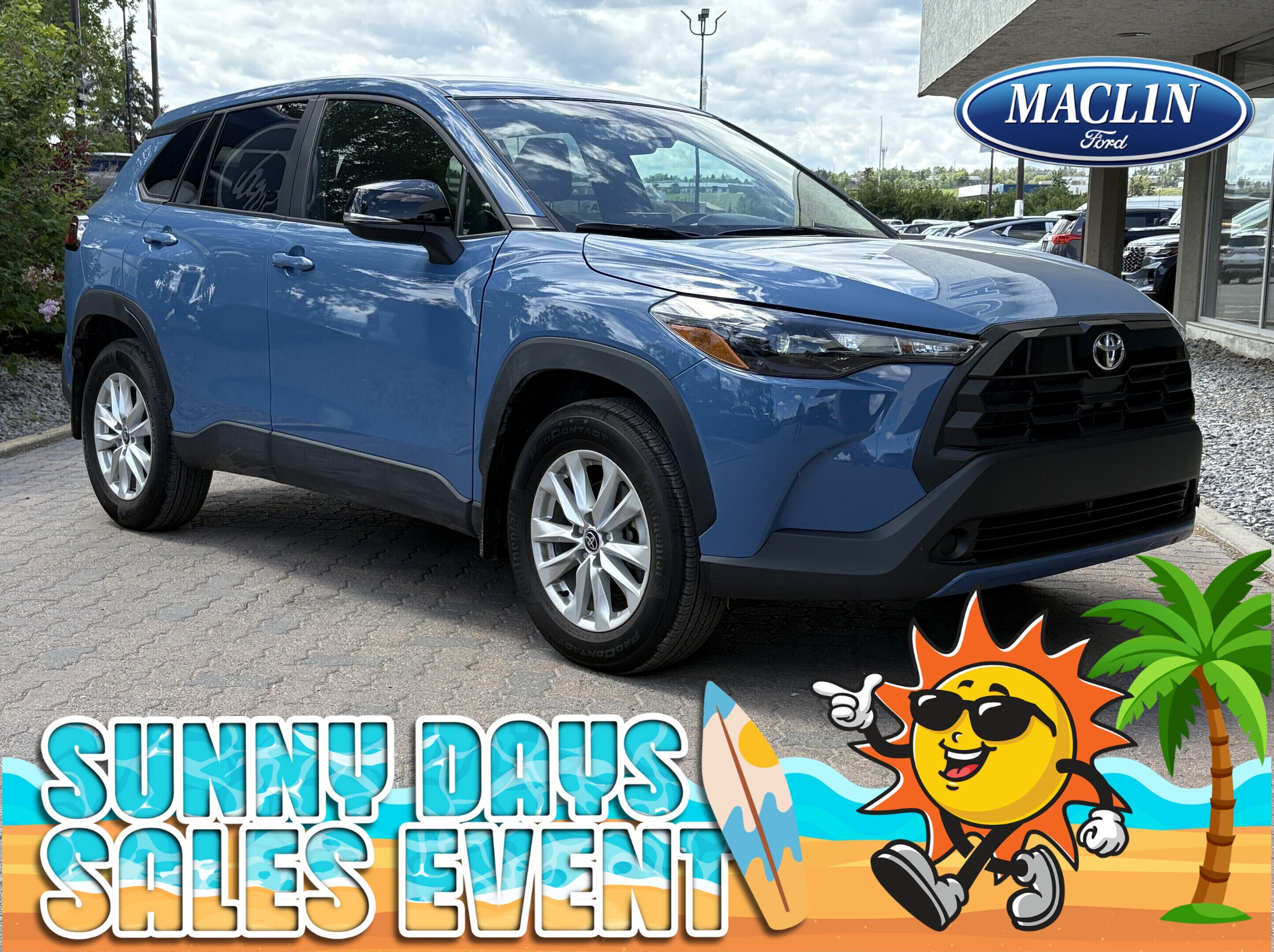 Blue 2026 Toyota Corolla Cross SUV / Crossover All-Wheel Drive Continuously Variable Transmission