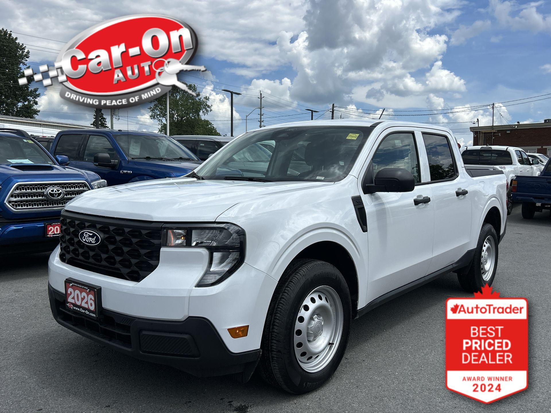 White 2026 Ford Maverick Pickup Truck All-Wheel Drive Automatic